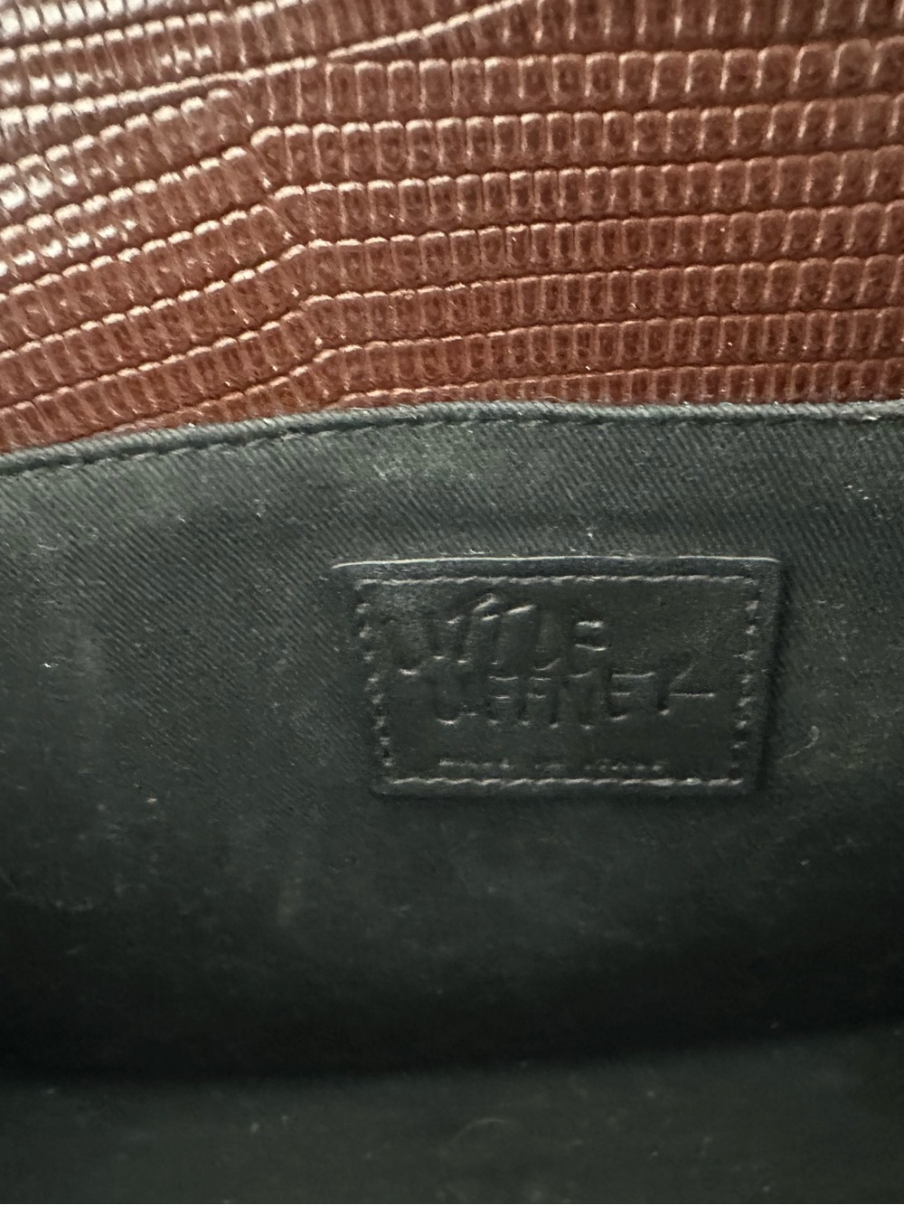 LITTLE LIFFNER Brown Minimal Tote - Picture 6 of 7